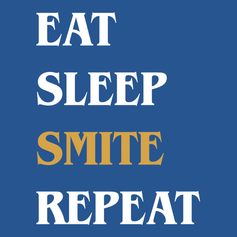 Eat Sleep Smite Repeat   Funny Paladin 13 Ladies Fitted T-Shirt by muttygleberp | Artistshot