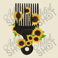 Afro Comb Sunflowers Cropped Hoodie | Artistshot