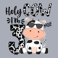 Holy Cow I'm 3 Birthday Boy 3rd Cow Farm Animals B Tank Dress | Artistshot