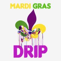 Mardi Gras Drip Cute Mardi Gras Carnival Costume P Metal Print Vertical | Artistshot