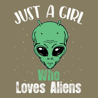 Just A Girl Who Loves Aliens For Dark Flannel Shirt | Artistshot