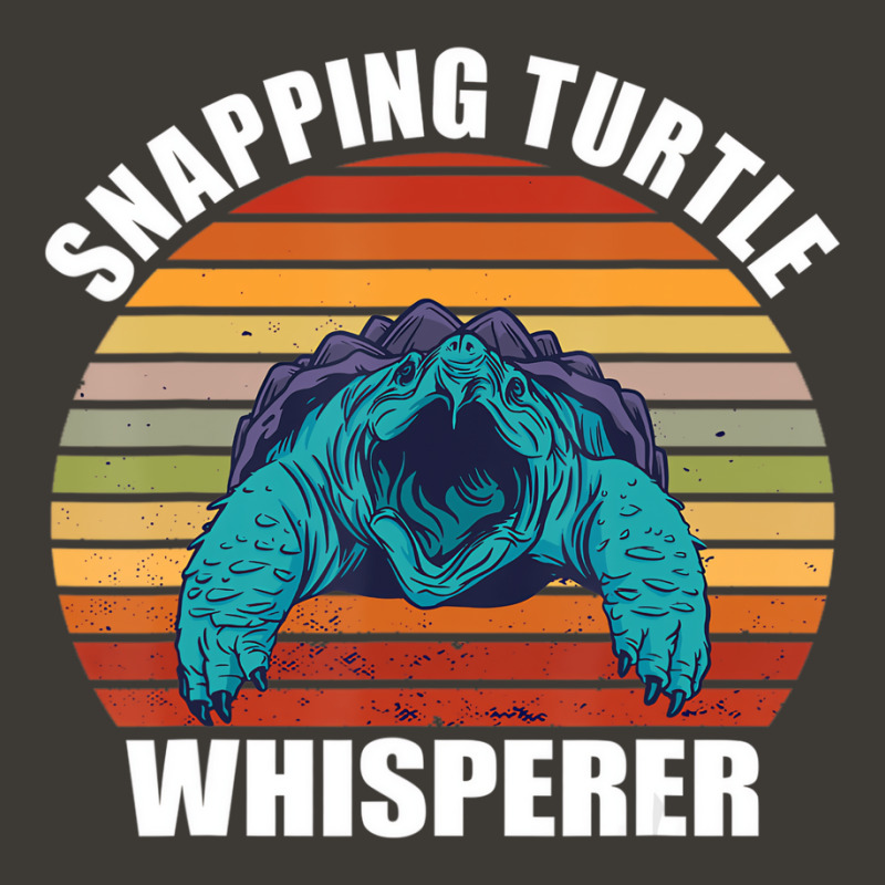 Snapping Turtle Whisperer Retro Sunset Vintage Sea Bucket Hat | Artistshot