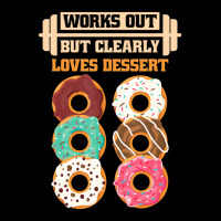 Works Out But Clearly Loves Dessert, Gym Training Kids Cap | Artistshot