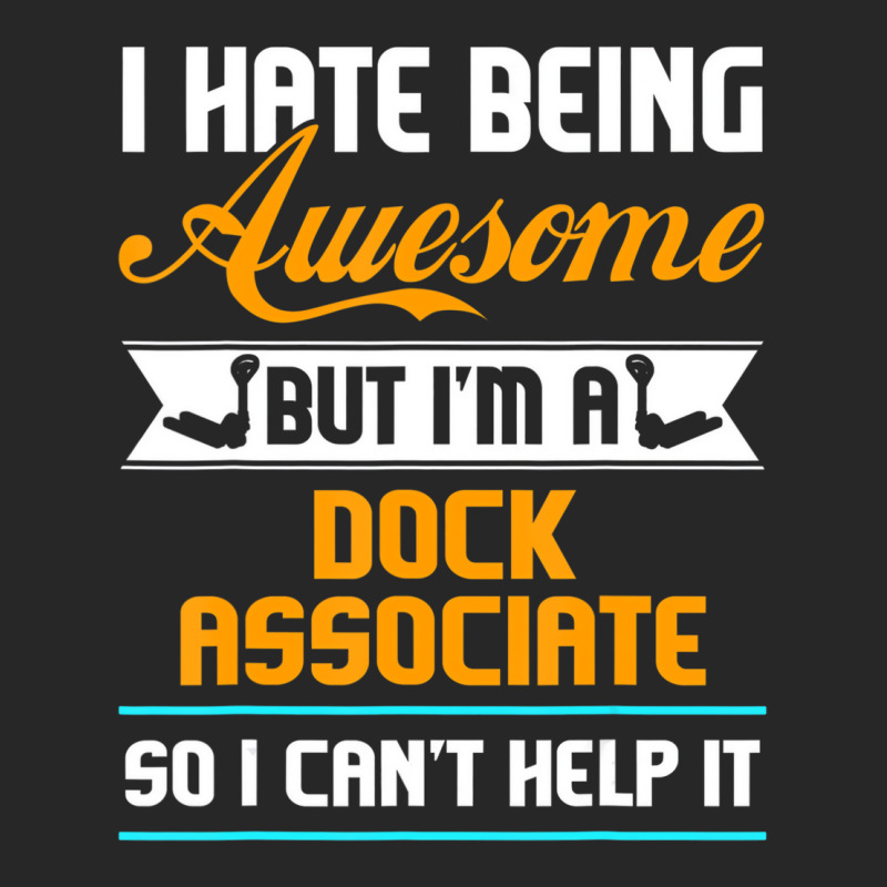 Being Awesome Dock Associate Can't Help It T Shirt Men's T-shirt Pajama Set | Artistshot