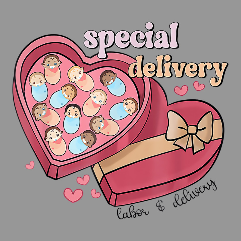 Special Delivery Labor And Delivery Nurse Valentin Women's V-Neck T-Shirt by galloywa | Artistshot