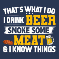 Funny I Drink Beer Smoke Some Meat And I Know Thin Men Denim Jacket | Artistshot