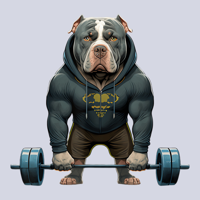 Pitbull Dog Weightlifting Funny Deadlift Men Fitne Fleece Short by africaka | Artistshot