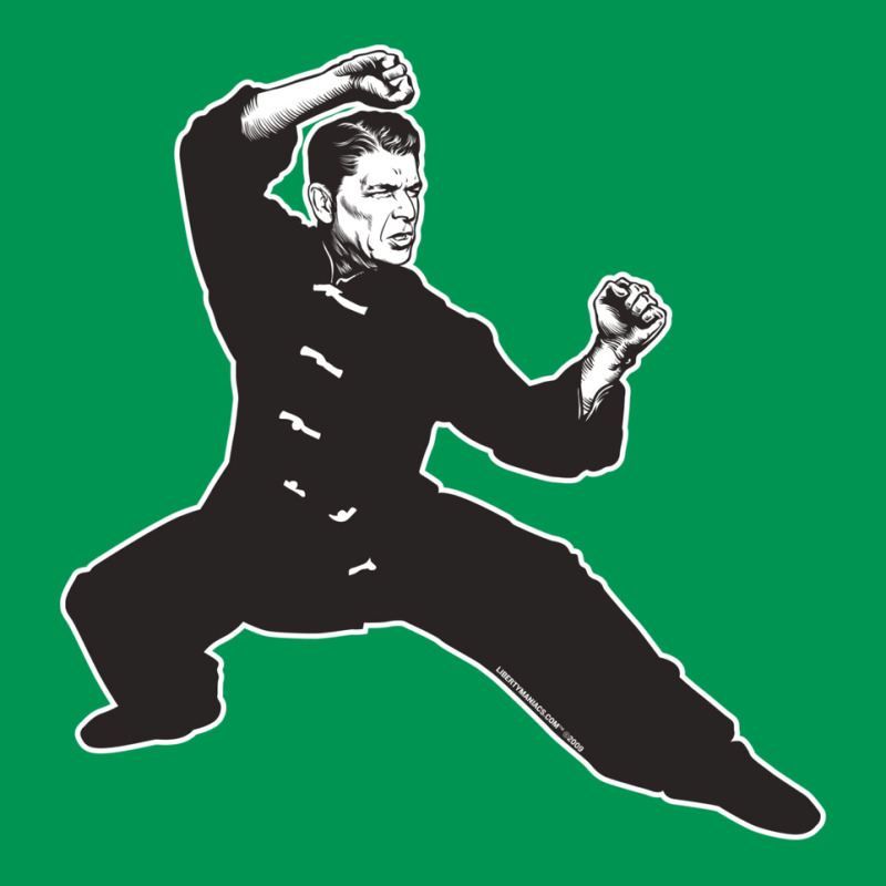 Kung Fu Reagan Classic T-shirt by adziaaroudg | Artistshot