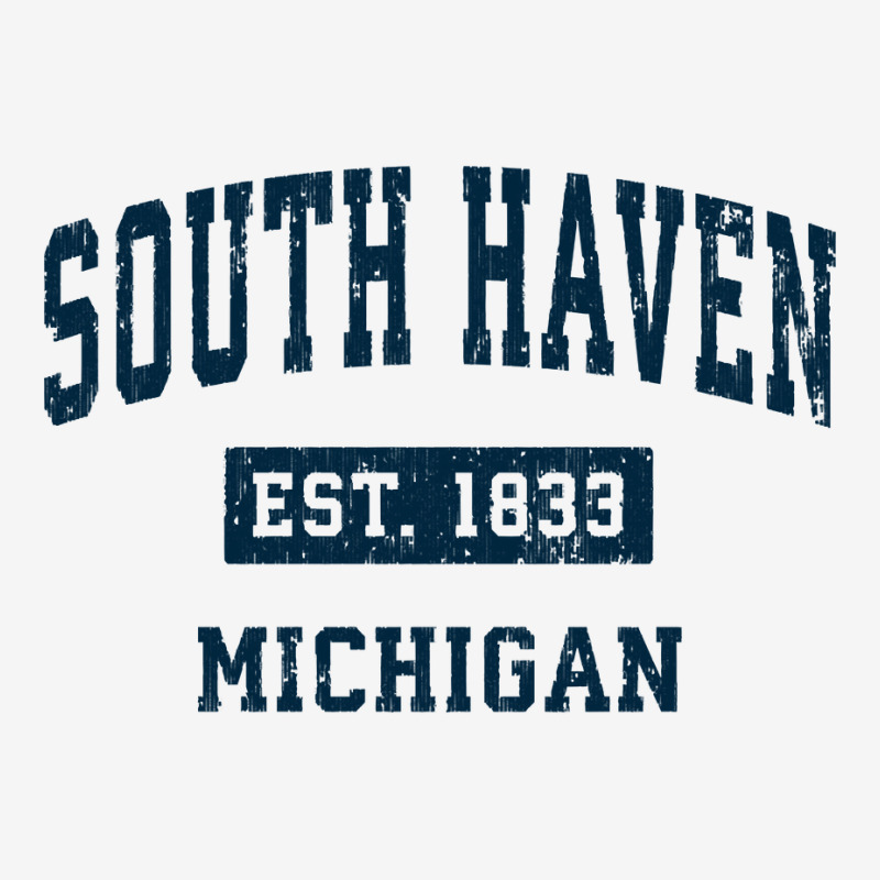 South Haven Michigan Mi Vintage Sports Design Navy Toddler Hoodie | Artistshot