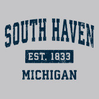 South Haven Michigan Mi Vintage Sports Design Navy Baby Bodysuit | Artistshot