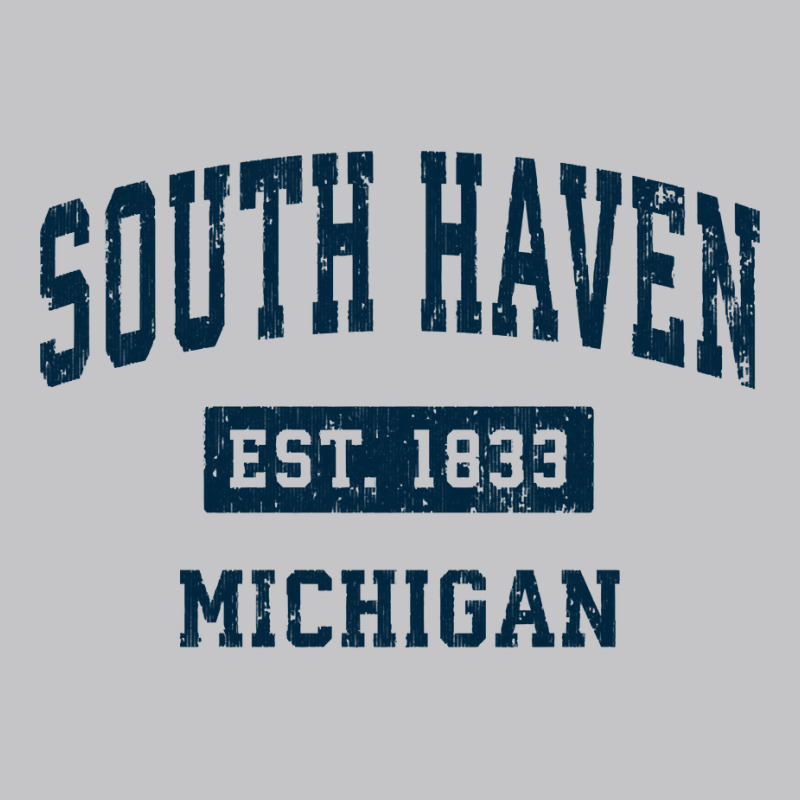 South Haven Michigan Mi Vintage Sports Design Navy Baby Bodysuit | Artistshot