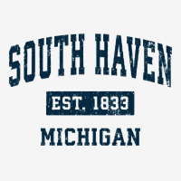 South Haven Michigan Mi Vintage Sports Design Navy Youth 3/4 Sleeve | Artistshot