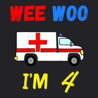 Kids Ambulance 4 Years Old 4th Birthday Emergency Youth Tee | Artistshot