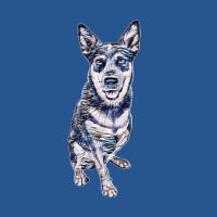 An Australian Cattle Dogs Thalated On W Ladies Fitted T-shirt | Artistshot