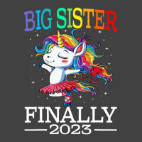 Big Sister Finally 2023 Unicorn Unicorn Shirt For Vintage T-shirt | Artistshot