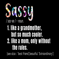 Sassy Definition Mother's Day & Birthday Gift Gran Cropped Hoodie | Artistshot