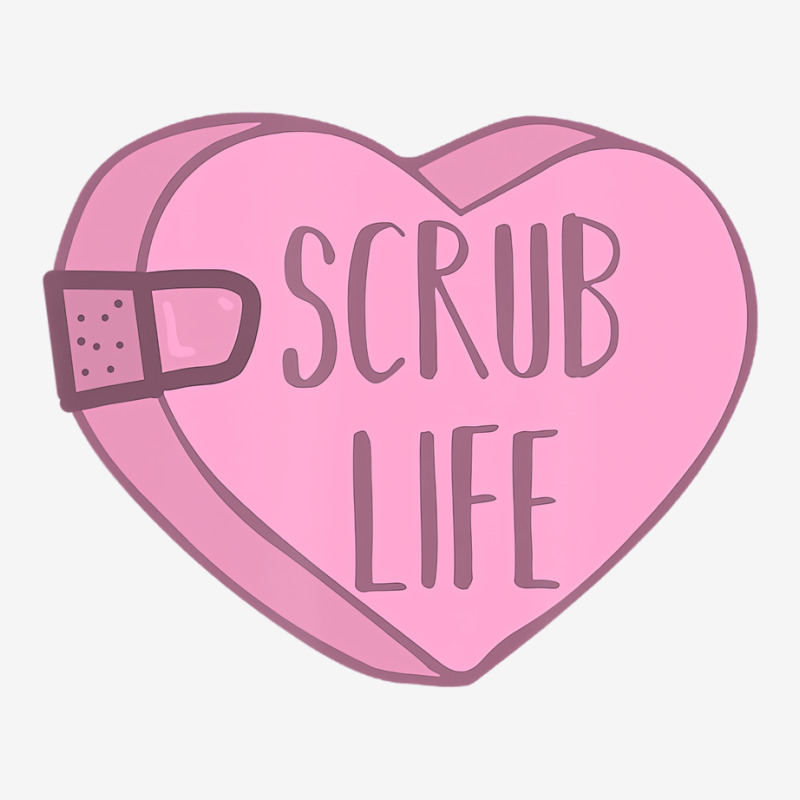 Nurse Scrub Life Valentines Day Candy Heart T Shir Magic Mug | Artistshot