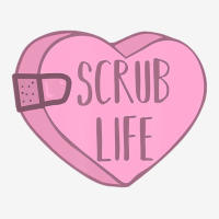 Nurse Scrub Life Valentines Day Candy Heart T Shir Slide Sandal | Artistshot