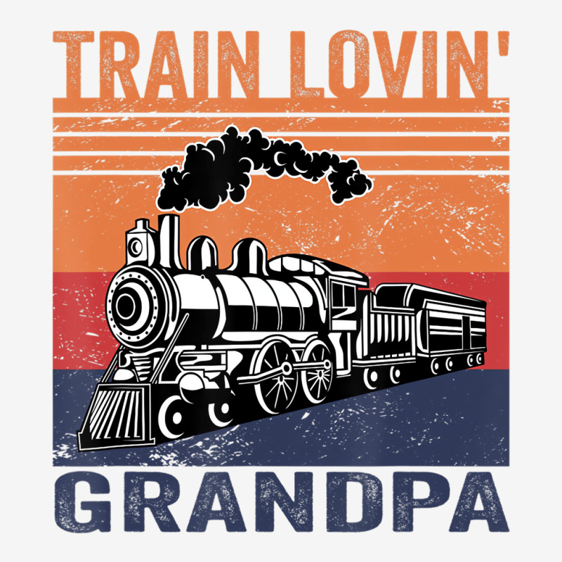 Train Lovin' Grandpa Model Railroad Train T Shirt Graphic T-shirt | Artistshot