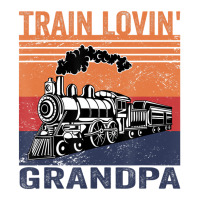 Train Lovin' Grandpa Model Railroad Train T Shirt Men's 3/4 Sleeve Pajama Set | Artistshot