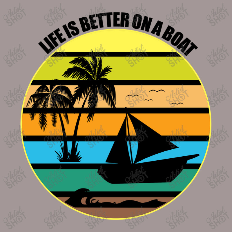 Life Is Better On A Boat Light Shirt Vintage Short | Artistshot