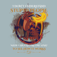 Funny I Dont Understand Stupid People Sarcastic Dr Unisex Sherpa-lined Denim Jacket | Artistshot