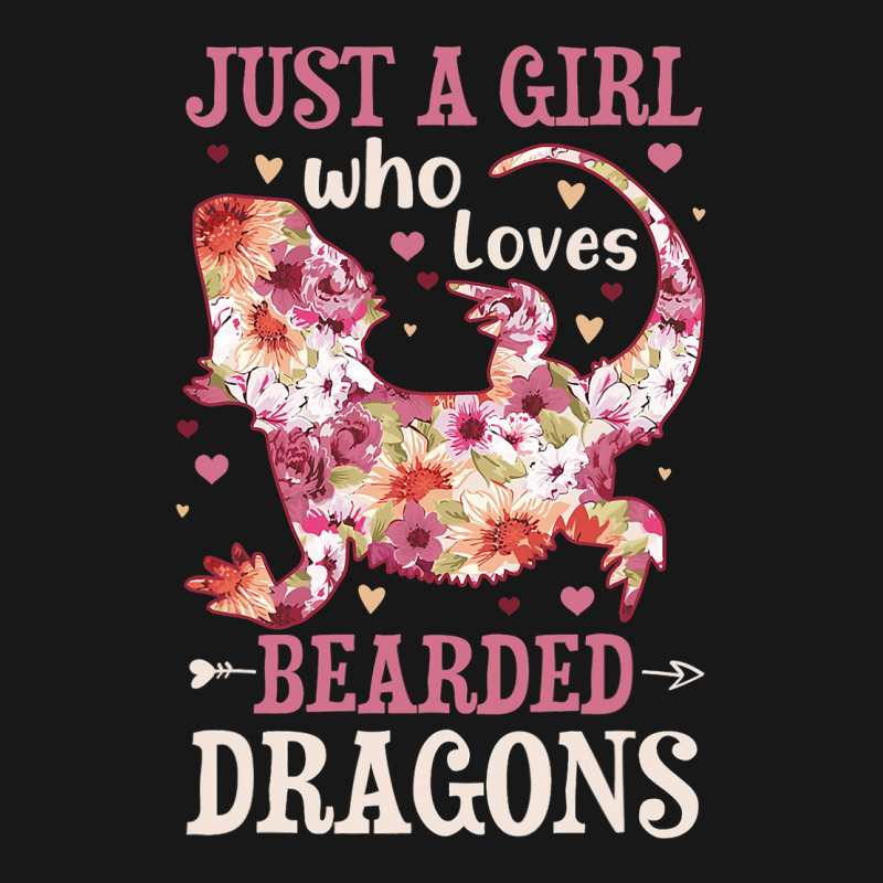 Bearded Dragon Just A Girl Who Loves Lizard Flower Flannel Shirt by kerrmanthez | Artistshot