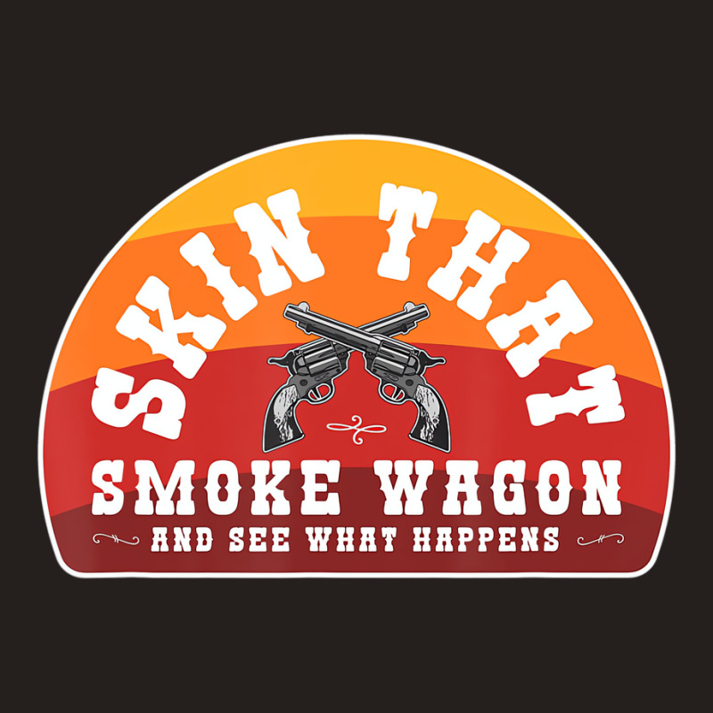 Skin That Smoke Wagon Retro Desert Sunset Western Tank Top | Artistshot