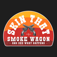 Skin That Smoke Wagon Retro Desert Sunset Western Classic T-shirt | Artistshot