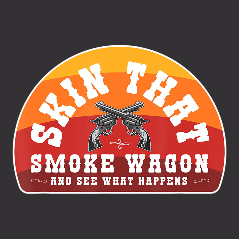 Skin That Smoke Wagon Retro Desert Sunset Western Vintage Short | Artistshot