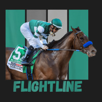 Flightline Horse Racing Thoroughbred Del Mar Santa Classic T-shirt | Artistshot