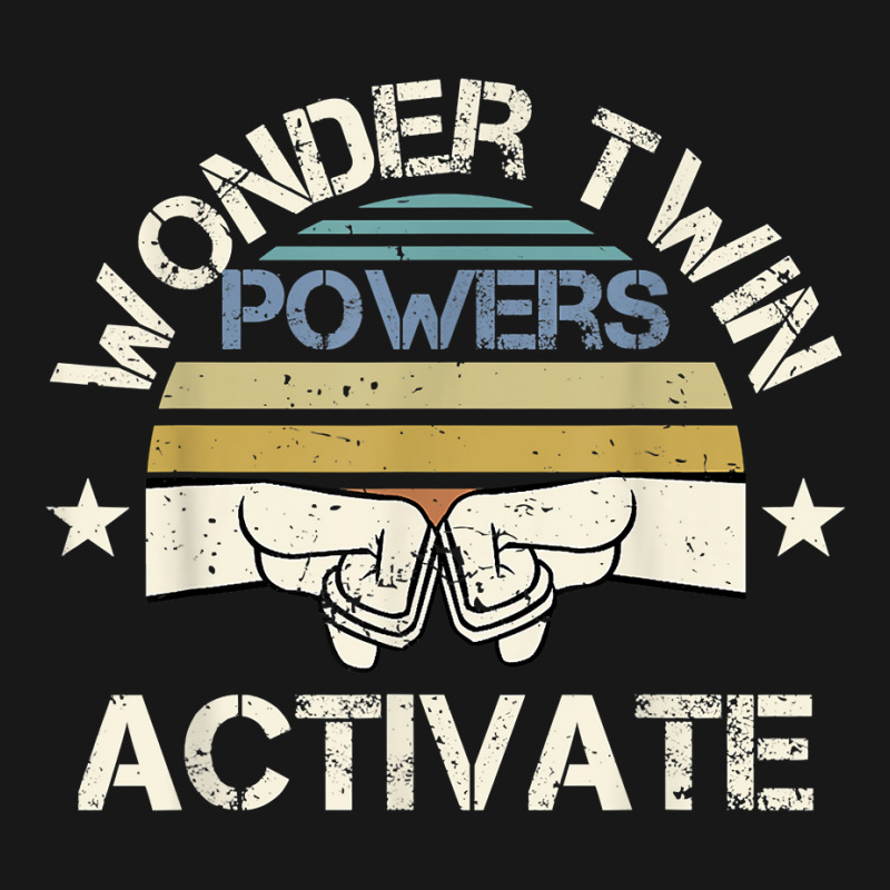 Wonder Twin Power Activated Design, Sibling Design Flannel Shirt | Artistshot