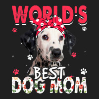 Womens Worlds Best Dalmatian Dog Mom Funny Mothers Ladies Polo Shirt | Artistshot