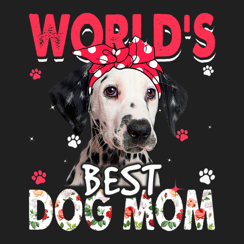 Womens Worlds Best Dalmatian Dog Mom Funny Mothers Ladies Polo Shirt by spreesgomez | Artistshot