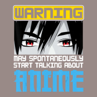 Warning May Spontaneously Start Talking About Anim Vintage T-shirt | Artistshot