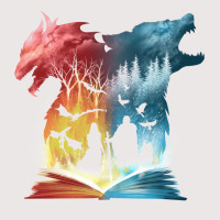 Book Of Fire And Ice Pocket T-shirt | Artistshot