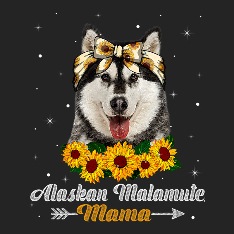 Womens Cute Alaskan Malamute Mama Dog Mom Dog Love 3/4 Sleeve Shirt | Artistshot