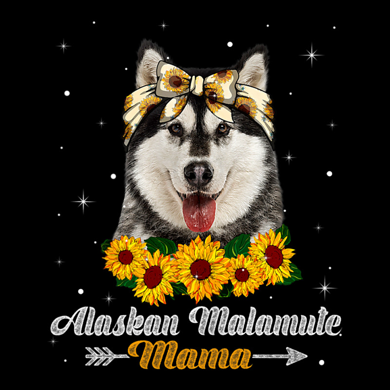 Womens Cute Alaskan Malamute Mama Dog Mom Dog Love Men's Long Sleeve Pajama Set | Artistshot