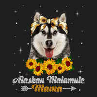 Womens Cute Alaskan Malamute Mama Dog Mom Dog Love Classic T-shirt | Artistshot