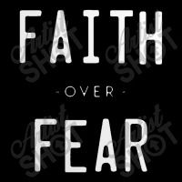 Faith Over Fear Cropped Hoodie | Artistshot