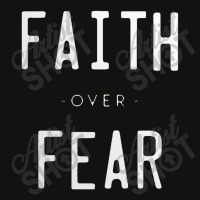 Faith Over Fear Scorecard Crop Tee | Artistshot