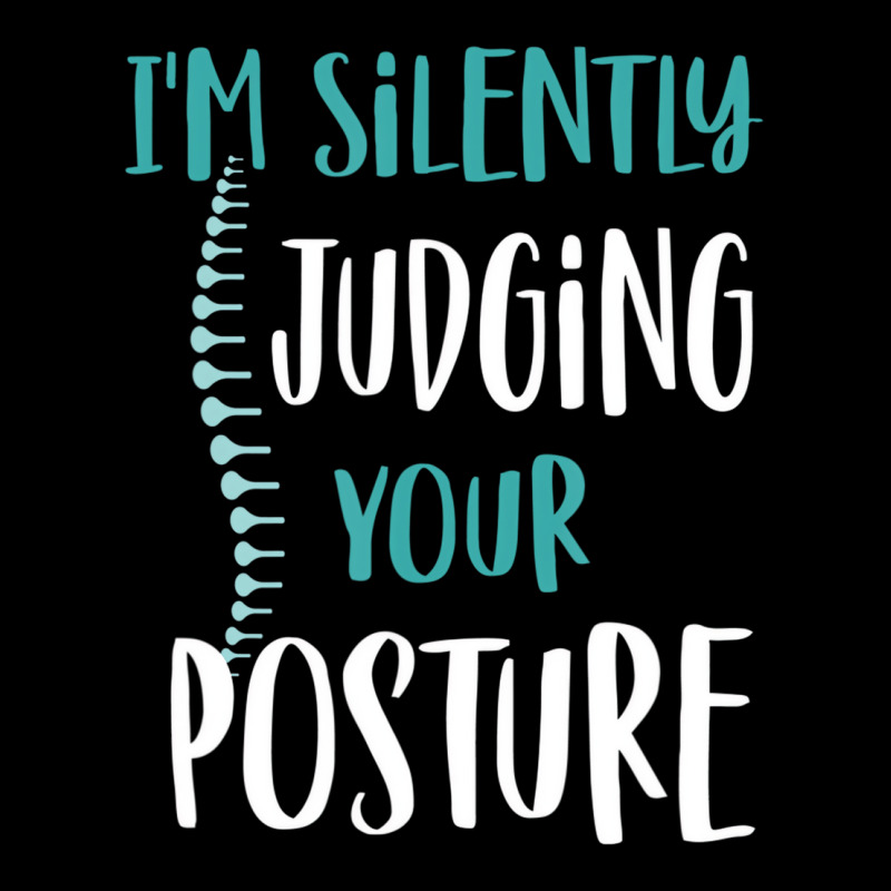 I'm Silently Judging Your Posture Funny Chiropract Youth Zipper Hoodie by hausch | Artistshot