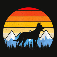 Vintage Retro Belgian Malinois T Shirt Belgian Mal Scorecard Crop Tee | Artistshot