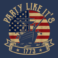 Party Like It's 1773 Funny Us History Boston Tea V Men Denim Jacket | Artistshot