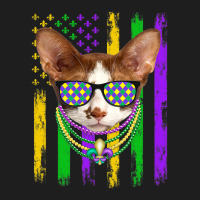 Cute Oriental Cat Lover American Flag Mardi Gras Classic T-shirt | Artistshot