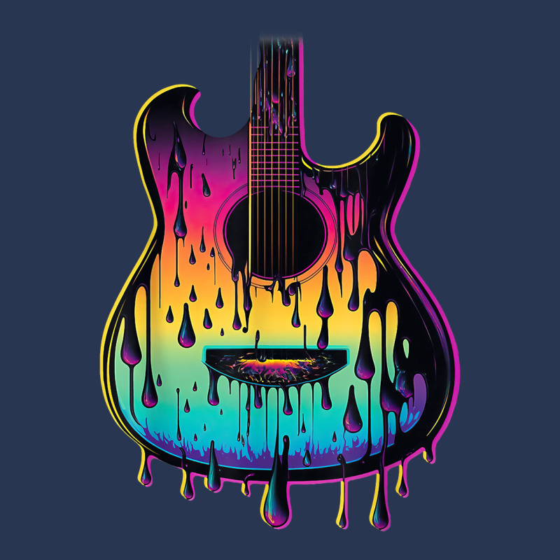 Guitar Graphic Music Lover   Acoustic Guitar Playe Men Denim Jacket | Artistshot