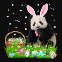 Cute Panda Easter Day Bunny Eggs Easter Costume Gi Crop Top | Artistshot