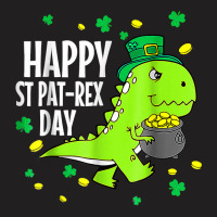 Happy St Pat Trex Day Dino St Patricks Day Toddler T-shirt | Artistshot