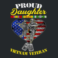 Proud Daughter Of A Vietnam Veteran T Shirt Vetera Crewneck Sweatshirt | Artistshot