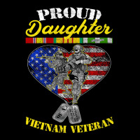 Proud Daughter Of A Vietnam Veteran T Shirt Vetera Men's Long Sleeve Pajama Set | Artistshot